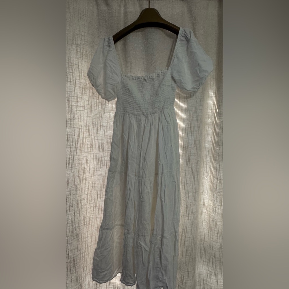Abercrombie & Fitch White Midi Dress - Picture 5 of 5